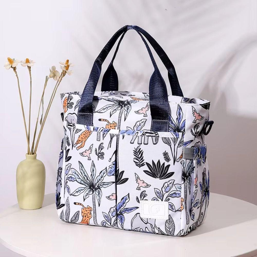 Waterproof Baby Diaper Bag Printing Baby Care Bag Food Hand Bag Mommy Handbag  Outdoor