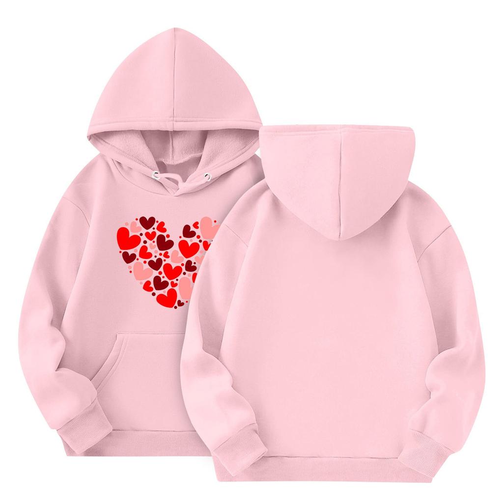 Толстовки для девочек-подростков, толстовки с длинным рукавом, пуловер с завязками, симпатичная толстовка большого размера