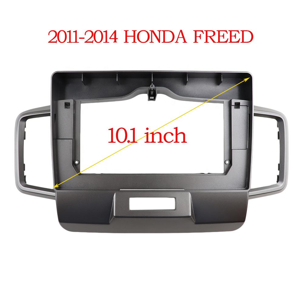 WQLSK 10.1 Inch Car Radio Fascia For HONDA Freed 2008-2014 Android MP5 Player Casing Frame 2din Head Unit Stereo Dash Cover