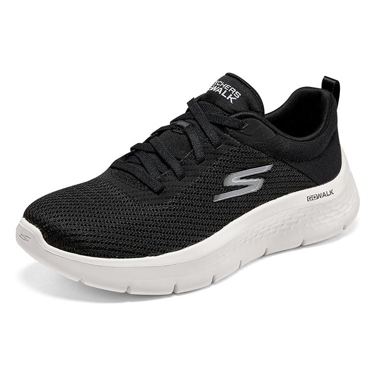 (WMNS) Skechers Go Walk Flex 'Alani - Black White' Women's 124952-BKW