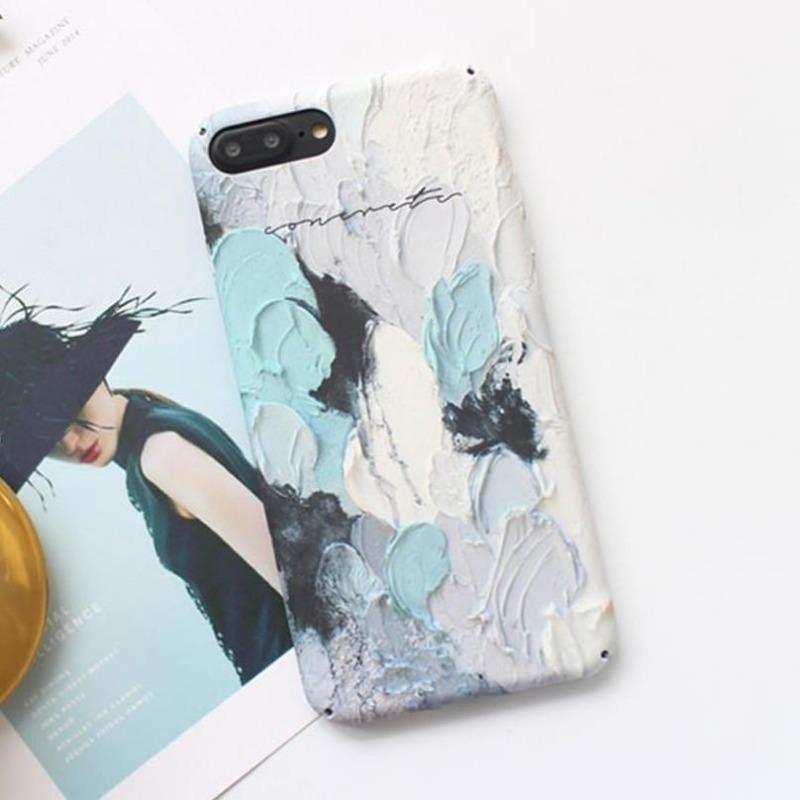 Масляная картина Жесткий пластиковый чехол для ПК Чехол Милая личность Ударопрочный чехол