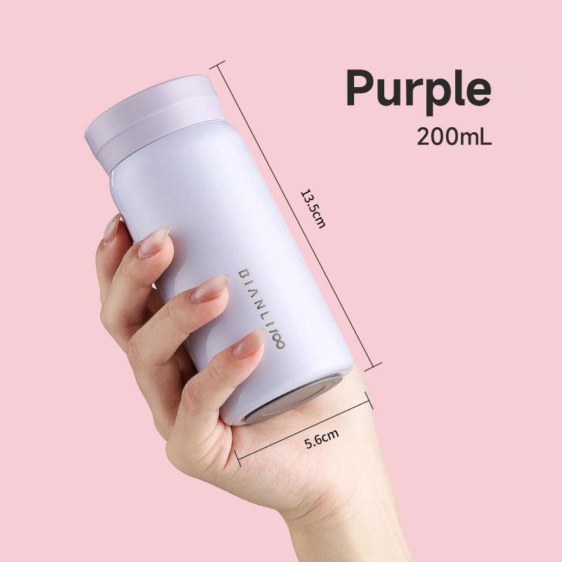 200 мл мини-карманная чашка из нержавеющей стали термос чашка легкая портативная маленькая бутылка модная кофейная кружка чашка для воды