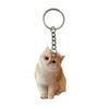 Cartoon Cat Shape Keychain 2D Acrylic Cat Charm Keyring Keys Parties Versatile Keychain Bag Charm Accessory