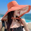 18 см широкополая двухсторонняя шляпа рыбака, закрывающая лицо, для женщин, летняя защита от солнца, защита от ультрафиолета