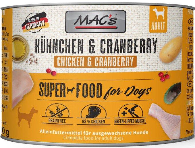 Mac' Dog | Adult | 200G Can - Chicken and Cranberry 200G