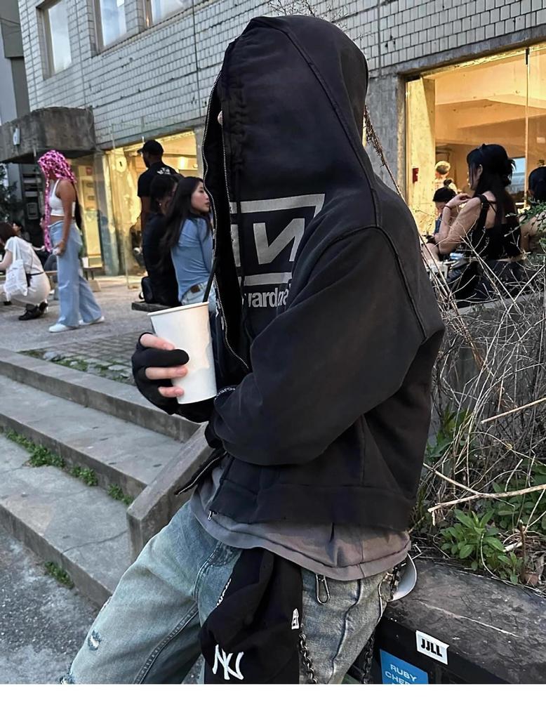 Мужская куртка Grailz Американская перчатки-трансформеры на молнии кардиган худи