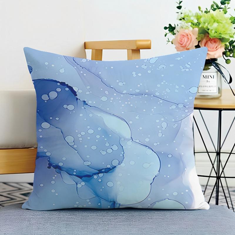 Наволочка с рисунком мраморной текстуры для спальни, гостиной, квадратная подушка, наволочка