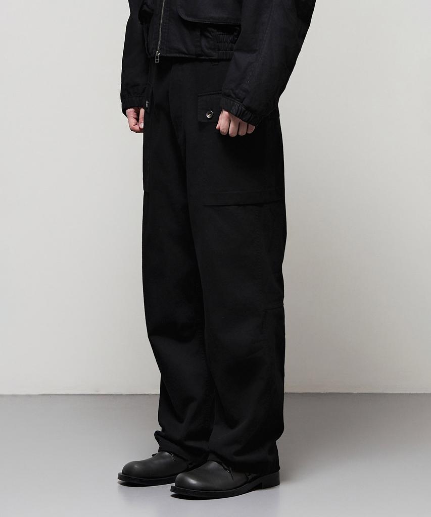 IL CORSO Utility Monkey Pants Black Iepa5E004Bk