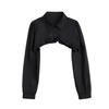 Cotton Fake Collar Top for Women Lapel Half Blouse Long Sleeve Shirt Detachable Removable False Collar Shouder Wraps Shawl