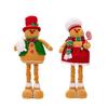 Seasonal Gingerbreads Man Gnomes Scalable Holiday Gingerbreads Man Gnomes Plush Doll Ornament for Table Display