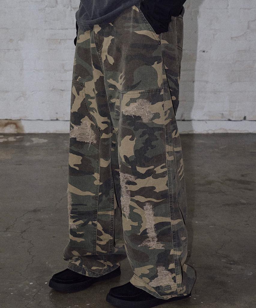 Eontaiteulseoul Широкие брюки Ghost Camo