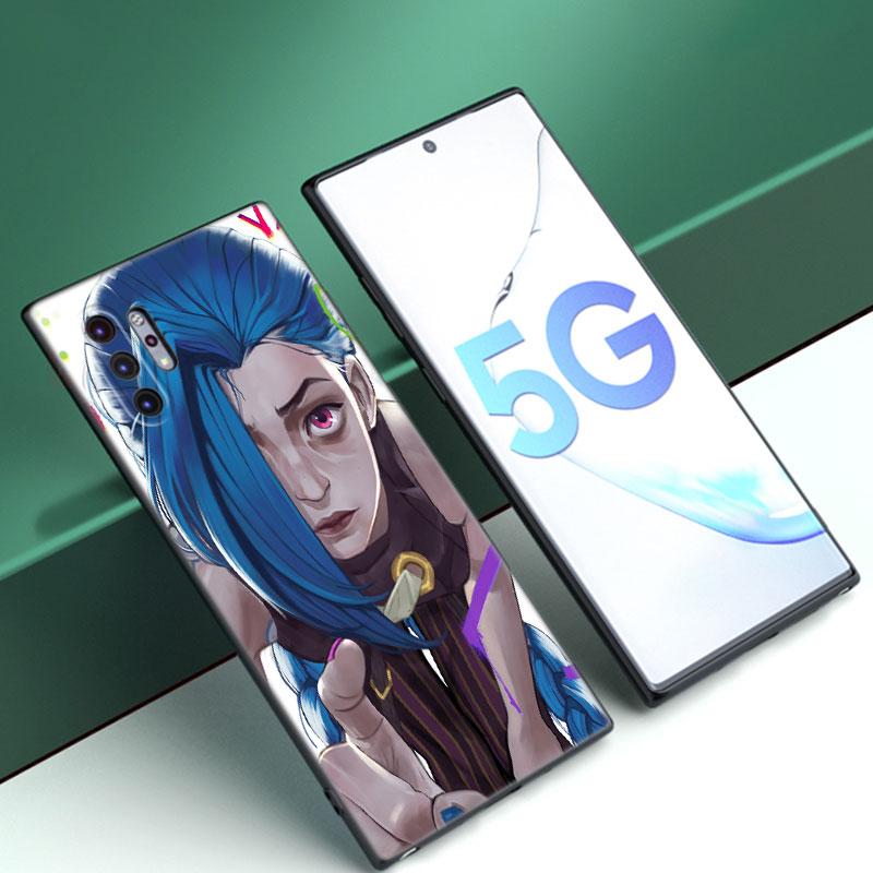 Arcane Jinx Anime Case For Samsung M30 M31 S Note 10 Lite 20 M04 M13 M32 M14 M23 M33 M34 M42 M52 M53 M54 5G M11 M12 M21 M22 M51