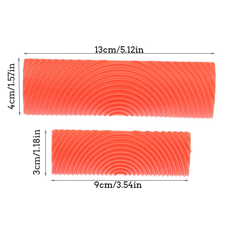 Резиновая кисть, инструменты для рисования, имитация древесины, текстура, валик