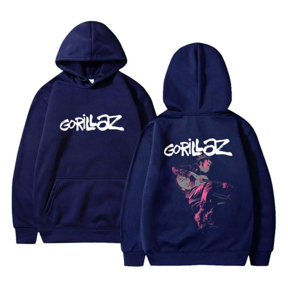 Rock Band Gorillaz The Now Now Album Graphic Hoodie Men Women Punk Oversized Hooded Sportswear Male Vintage Cool Hoodies