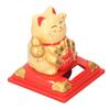 Счастливый машущий кот на солнечной энергии, украшения для кошек, декоративные, приветствующие богатство, кот для рабочего стола в офисе