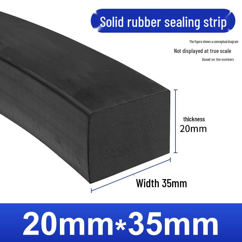 Nitrile Rubber Strip: Oil & Pressure-Resistant Shock Absorbing Glass Pad for Sealing & Joint Support