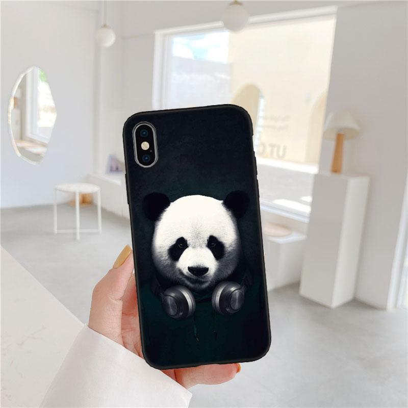 PP16 Мультяшный чехол-панда для Samsung Galaxy A11 A12 A13 A15 A52S A53 A55 A56 A70 A71 A72 A73 F06 F16 F56 S10 Plus S10e