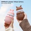 Электрическая грелка для рук 2 уровня нагрева Перезаряжаемая USB грелка для рук 2 в 1 Портативный Power Bank 6000 мАч Грелка для рук