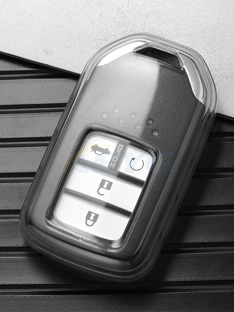 Чехол-футляр из ТПУ для автомобильного брелка-ключа Honda Vezel City Civic Cr-V Crv Accord Pilot Hrv Jade Аксессуары