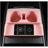 Silicone Water Cup Holder for Model3/Y Storage Box and Storage Tray Water Proof Material Center Console Cup Holder