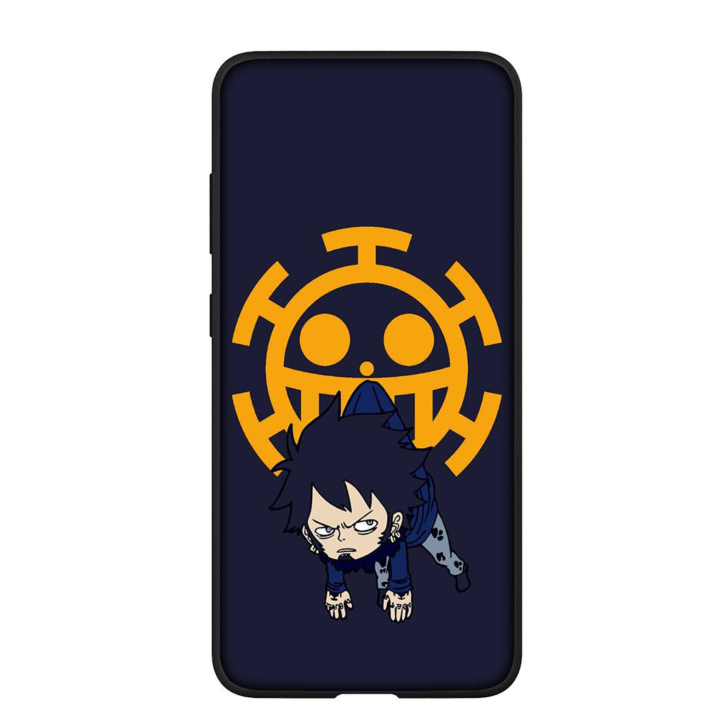 Чехол для телефона Samsung Galaxy S24 S23 iPhone 15 14 Xiaomi Redmi Note 13 12 11 8 10 9 Pro Max X XR OPPO A15 Huawei Аниме Луффи One Piece Трафальгар Ло