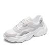 2024 Spring Dad's Shoes Thick Sole Net Popular Popular Fashion Hong Kong Style Elevated Sports and Casual Shoes Men's Shoes