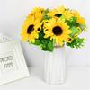 Artificial Sunflower Bouquet Silk Flower for Home Garden Party Wedding Decoration Fake Flowers