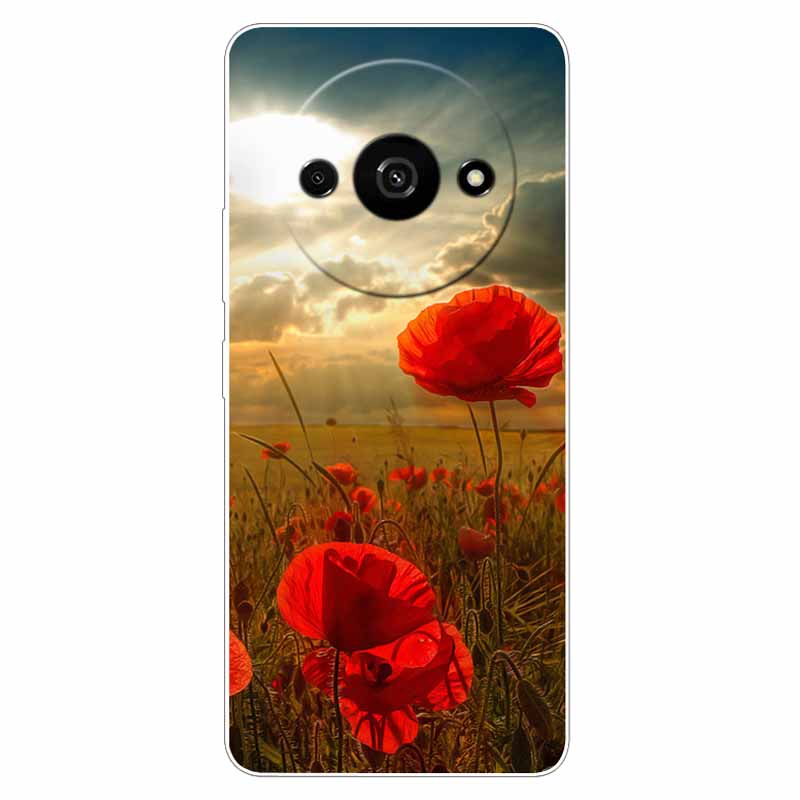 For Xiaomi Poco C61 Case Soft Cool Space TPU Silicone Protective Back Covers for Xiaomi Poco C61 PocoC61 Cases C 61 Landscape