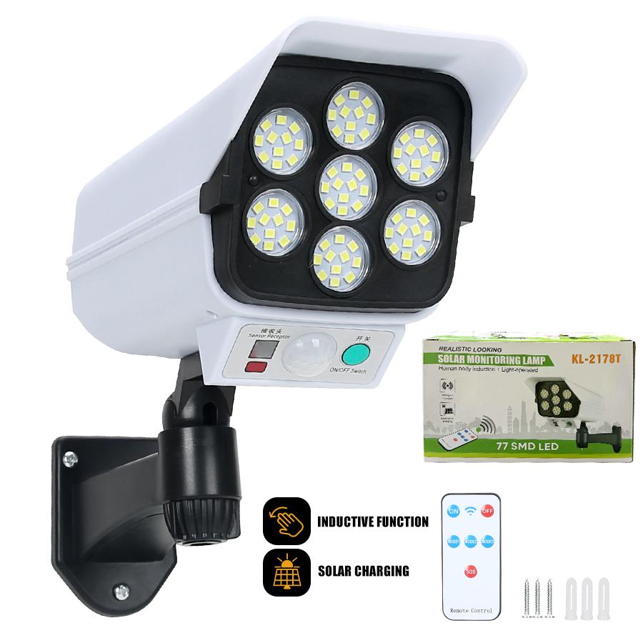 4 светодиодных мощных солнечных охранных светильника, уличный декор, датчик движения, 3 режима, уличный водонепроницаемый светильник, настенный ночной рабочий светильник для сада