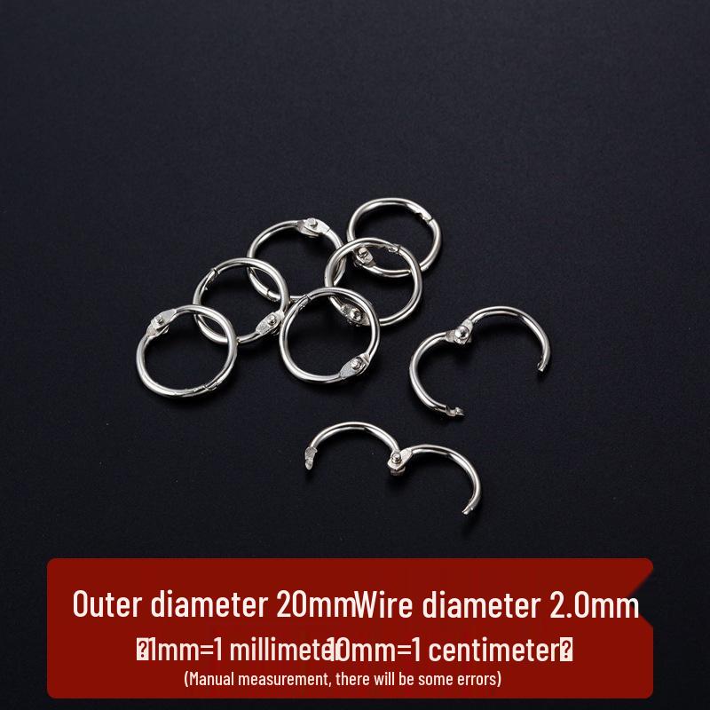 Сделай сам Разъемные железные кольца для переплета, листов, брелоков и штор