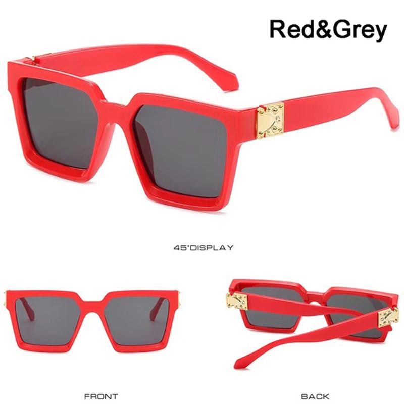 Мужские и женские солнцезащитные очки в классической оправе с большой оправой, модные аксессуары, солнцезащитные очки для женщин