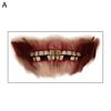 Temporary Tattoo Easy To Use Eco-friendly Waterproof Fun Painless Body Art Tool Paper Halloween Horror Mouth Tattoo for Masquerade