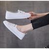100% Натуральная Кожа Женские Белые Туфли Плоские Повседневные Мягкая Коровья Кожа Модные Женские Брендовые Слипоны Удобные