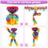 ShuaWdk Poppy Playtime Huggy Waggy Plush Ugly Scary Stuffed Soft Stuffed Cartoon Character Soft Scary and Funny Horror Doll Boys Girls Birthday