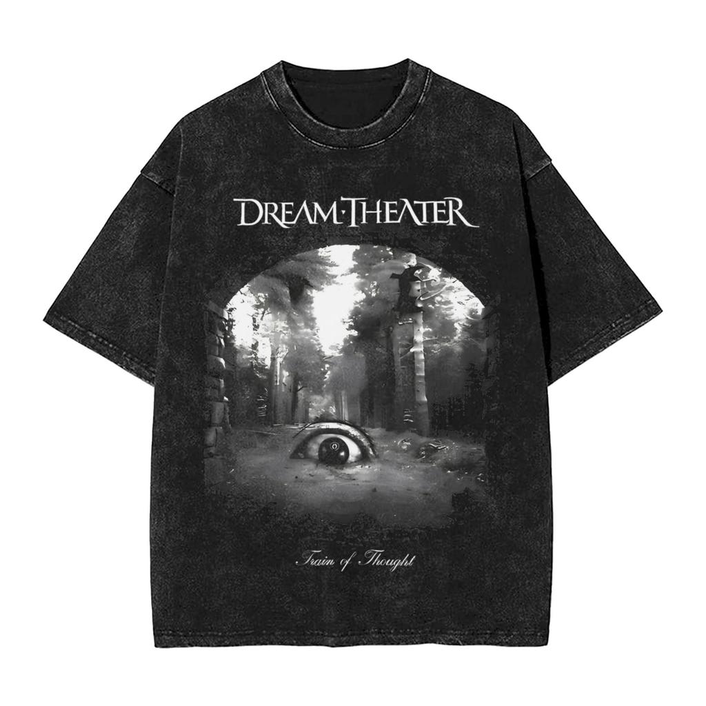 Изображения Dream Theater Музыкальная группа Футболка Хипстерские футболки С коротким рукавом Уличная одежда Футболка Летняя Повседневная С круглым вырезом Большие футболки