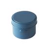Ланч-бокс Takenaka HANGO LUNCH круглый, подходит для микроволновой печи, синий, верхняя часть 280 мл, нижняя часть 320 мл T-96441