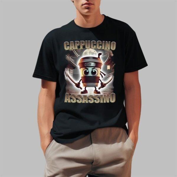Cappuccino Assassino Shirt, T-Shirts 2025 Size S-5XL