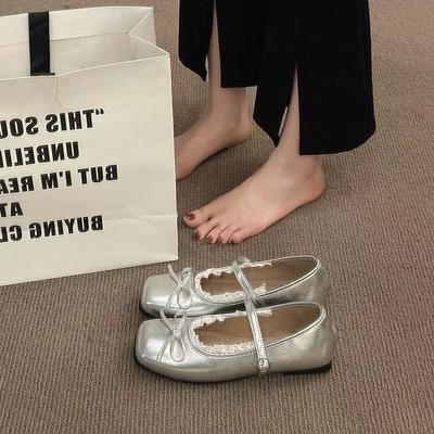 Новые весенние французские ретро туфли-лодочки с кружевной отделкой и квадратным носком для женщин