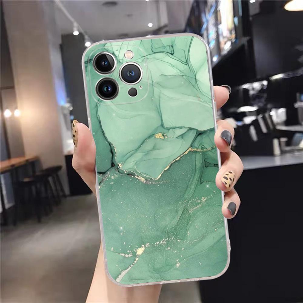 Модный мраморный чехол для телефона для iPhone 15 14 11 12 13 Mini Pro XS Max Чехол 6 7 8 Plus X XR SE 2020 Funda Shell