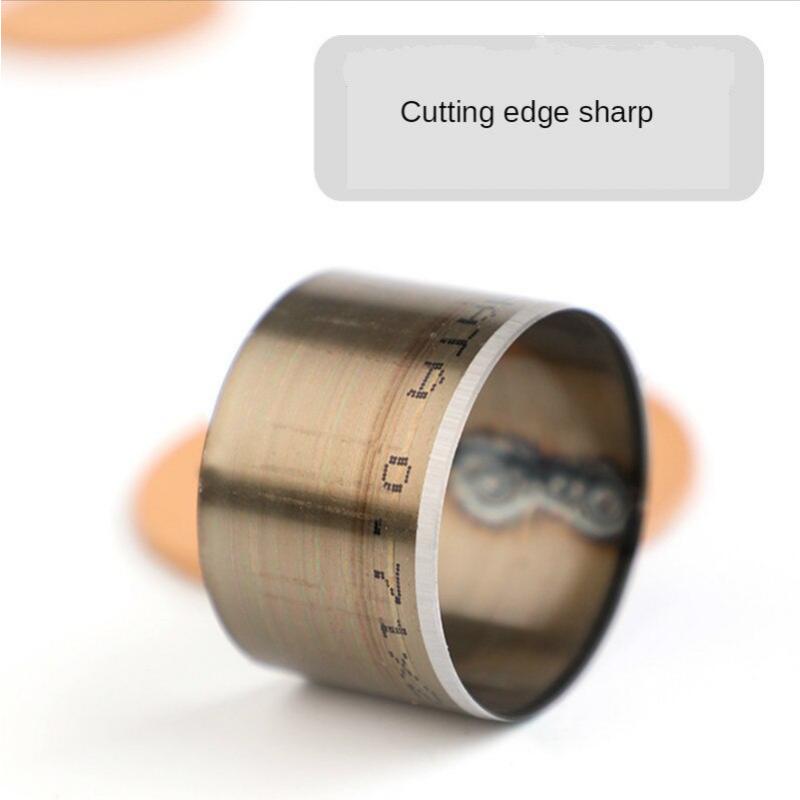 7 шт./компл., круглый резак для кожи, круглый штампованный нож, шаблон для резки, штамповка, инструмент для изготовления кожи, форма для перфорирования