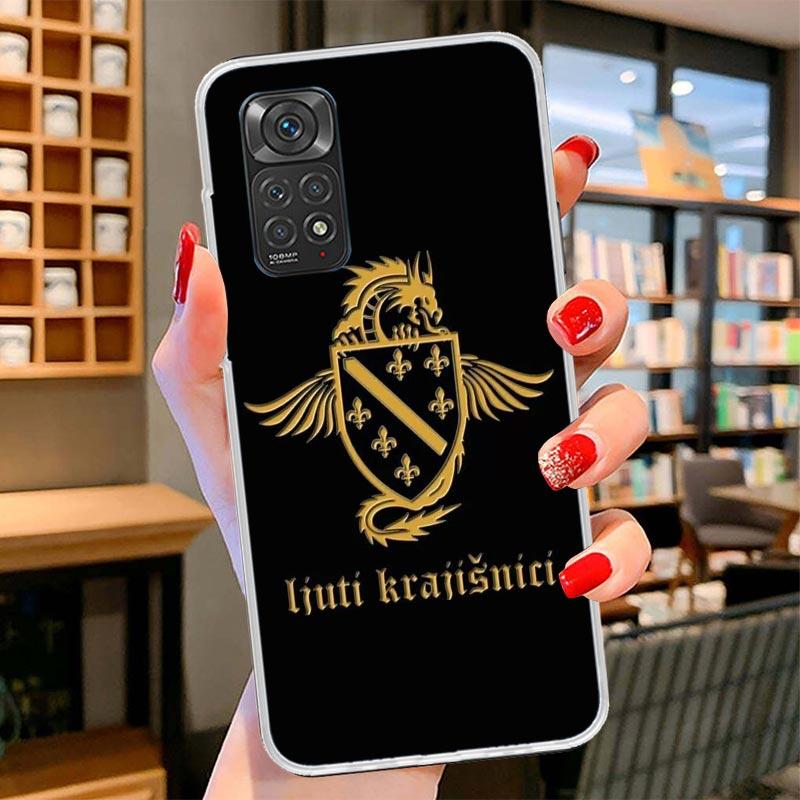 Bosnia And Herzegovina Flag Cover Phone Case For Xiaomi Redmi Note 15 14 13 12 11 10 Pro Plus 14S 12S 11S 11T 11E 10S Soft Funda