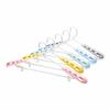 Laundry Hanger, Sliding Hanger (5-Color Set / Non-Slip with Shoulder Pads / Stretchable / Made In Japan) Stylish Clothes Drying Hanger (Prevent