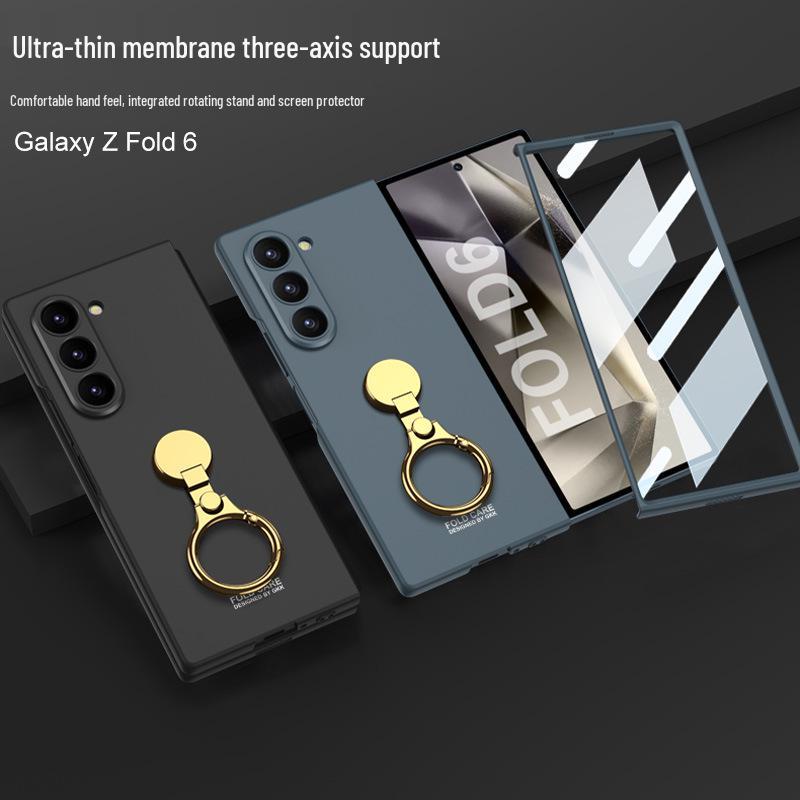 Тонкий складной чехол с кольцом-держателем для Samsung Galaxy Z Fold6