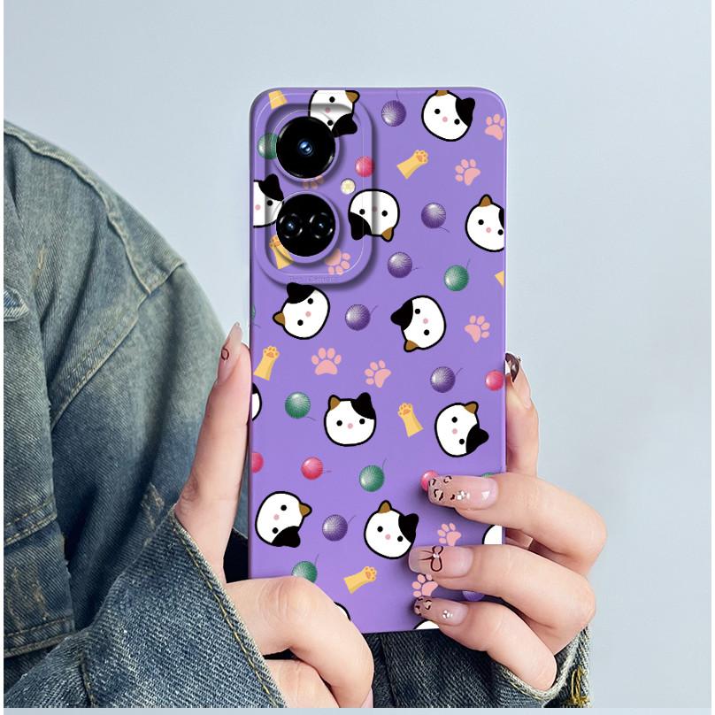 For Tecno Camon 19 CI6n / 19 Pro CI8 Phone Case Cover Silicone Sweet Painted Shell Cartoon Funda Printed Protective Casing Coque