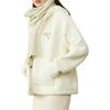 ANTA Life Collection Velvet Jackets Women's Light Cloud White Hooded Thickened 162248726-4
