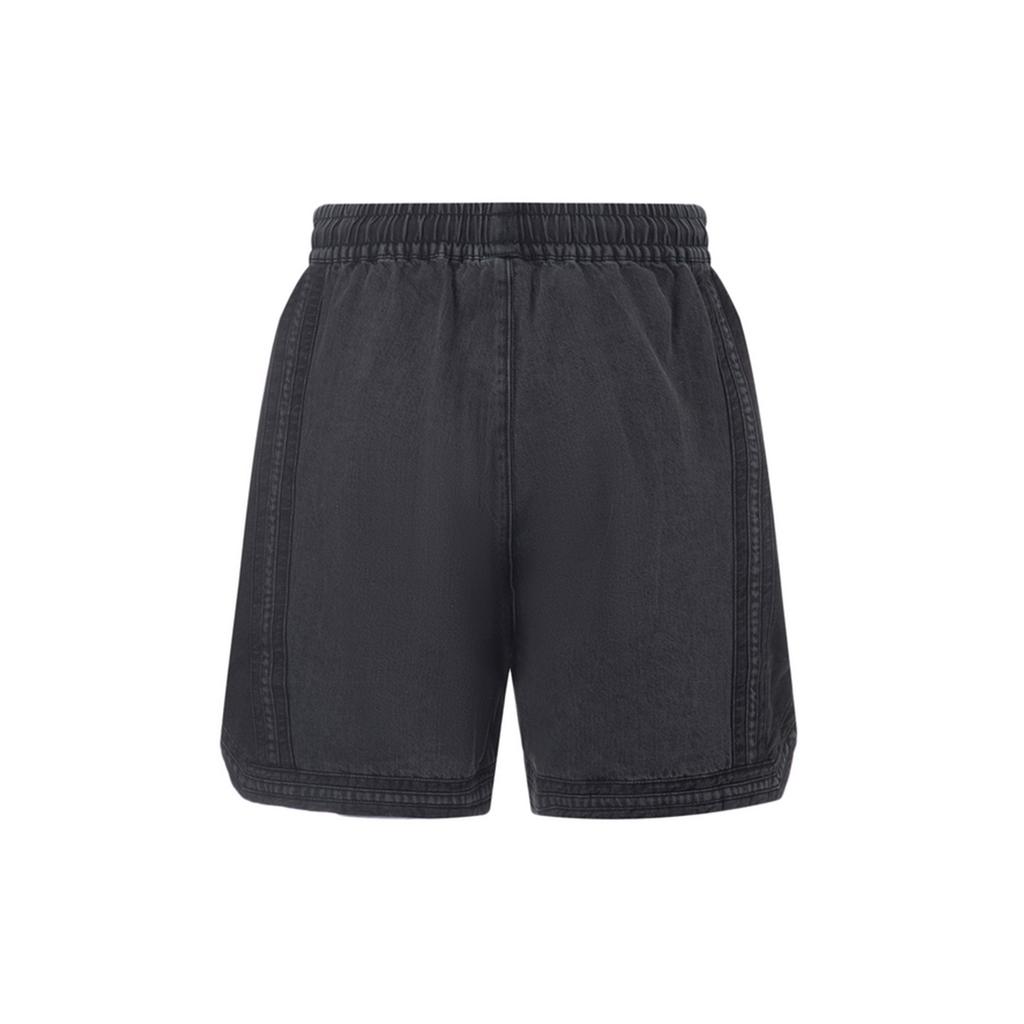 Мужские шорты Li Ning Golden Era Loose Wash Denim, черные AKST047-1