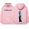 Karol G No Me Arrepiento De Sentir Tanto Merch Hoodies  Women Clothing Fashion Oversized Long Sleeve Sweatshirts Streetwear