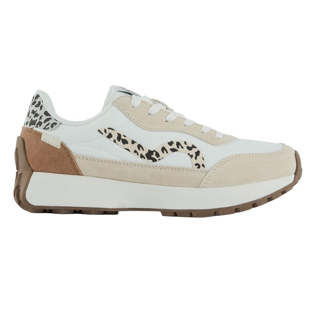 Regatta Womens/Ladies Marine Heritage II Leopard Print Suede Trainers