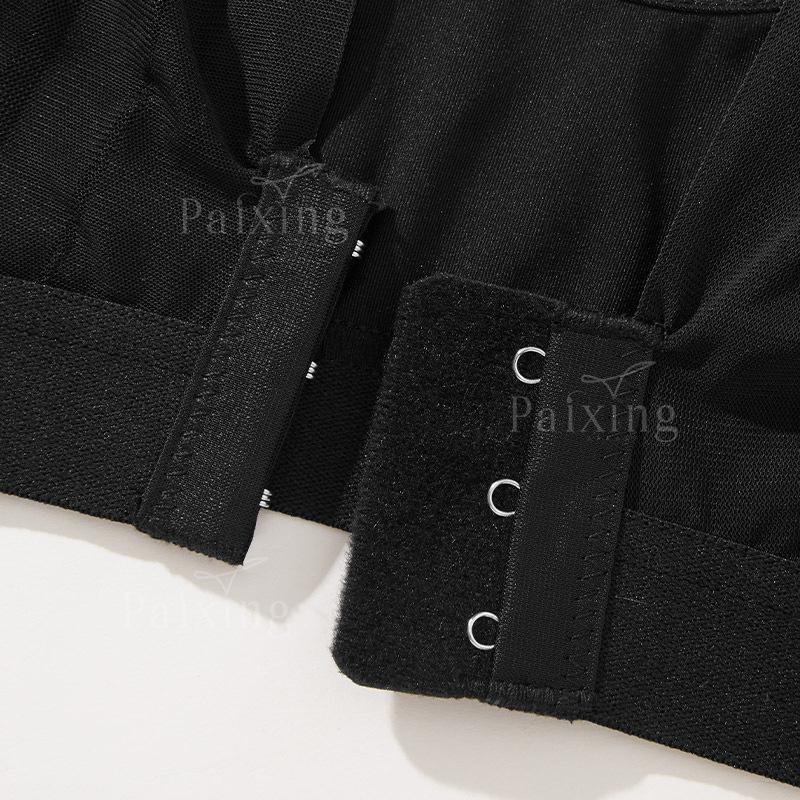 Front-Closure Push-Up Lace Bra for Small Busts - European & American Style, Wire-Free, Nude Feel, Plus Size Available