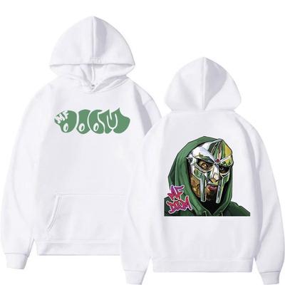 Худи-пуловер Singer Mf Doom Madlib Madvillain Metal Face Тканевое Худи Уличная Мода Повседневная Толстовка для Бега
